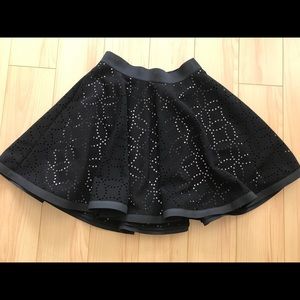 Black Circle Skirt w/ Cutout Detail